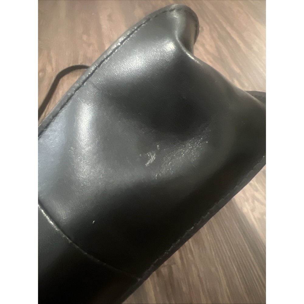 Madewell Leather Top Handle Toggle Crossbody Bag In Black - Picture 7 of 9